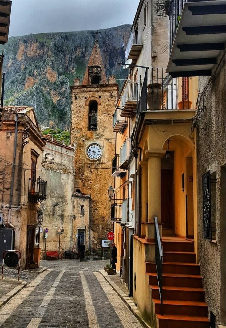 The Bell Tower of the Mother Church of San Nicola di Bari — Isnello